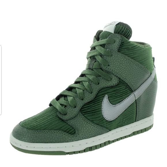 army green nikes womens